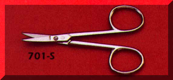 Mundial Curved Embroidery Scissors #701